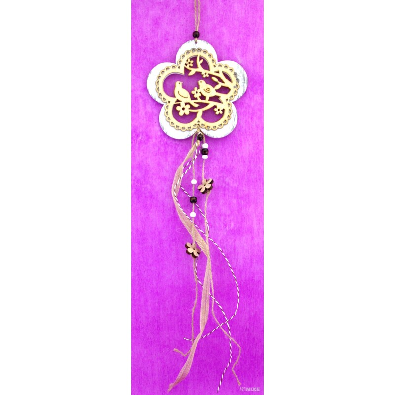 ZÁVĚS D KYTKA 14x45cm*BÍLÁ