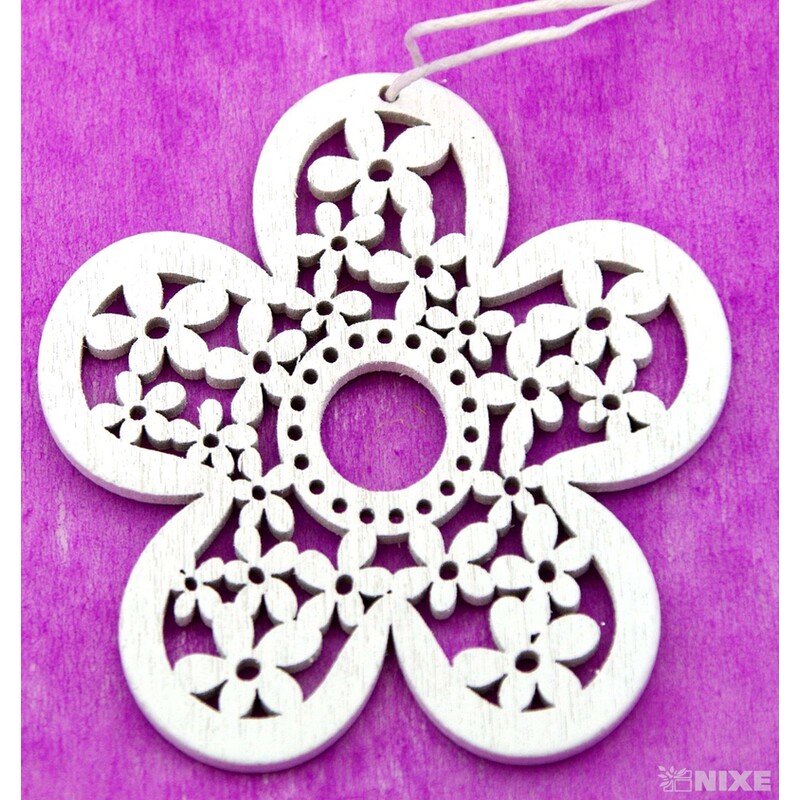 ZÁVĚS DŘEVO MIX 8x11cm 6ks*