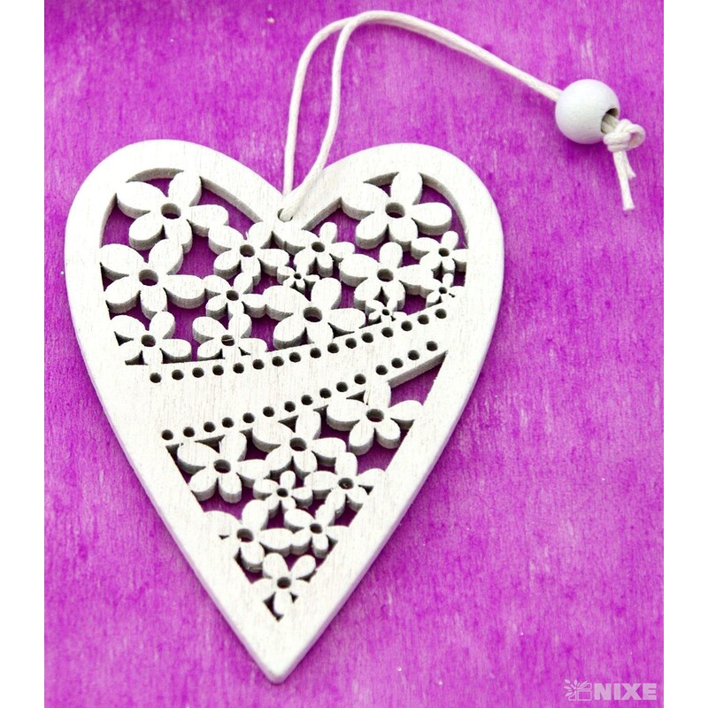 ZÁVĚS DŘEVO MIX 8x11cm 6ks*