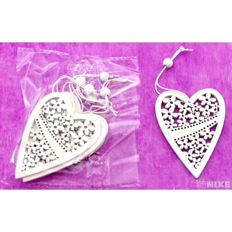 ZÁVĚS DŘEVO MIX 8x11cm 6ks*