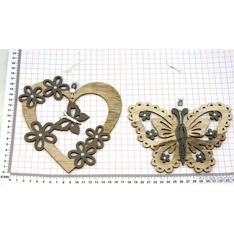 ZÁVĚS DŘEVO MIX 17x23cm*