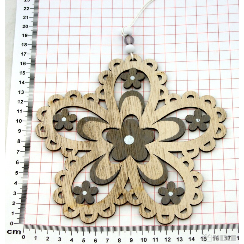 ZÁVĚS DŘEVO MIX 17x23cm*