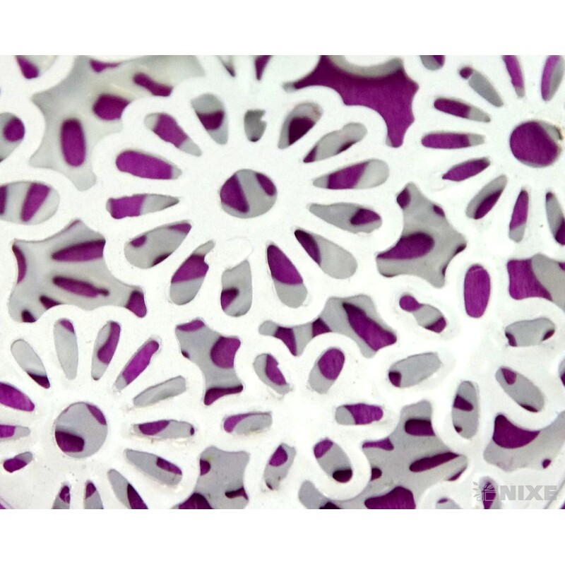 ZÁVĚS SRDCE PLECH 5cm 3ks*BÍLÁ