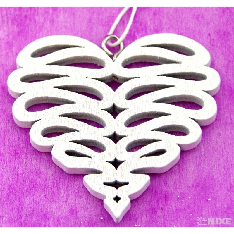 ZÁVĚS DŘEVO MIX 6x6cm 6ks*