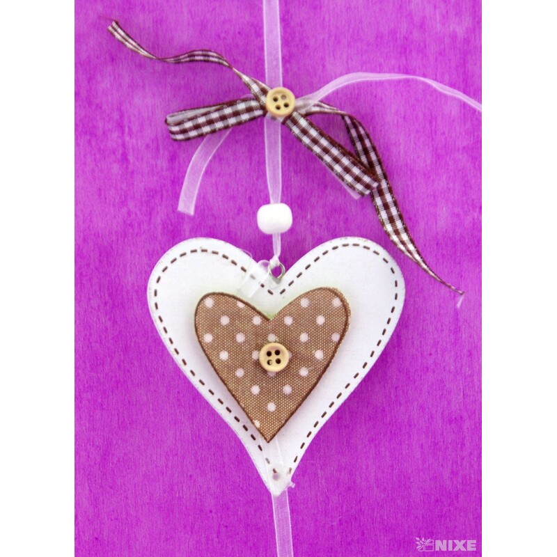 ZÁVĚS D SRDCE 3ks 8cm*