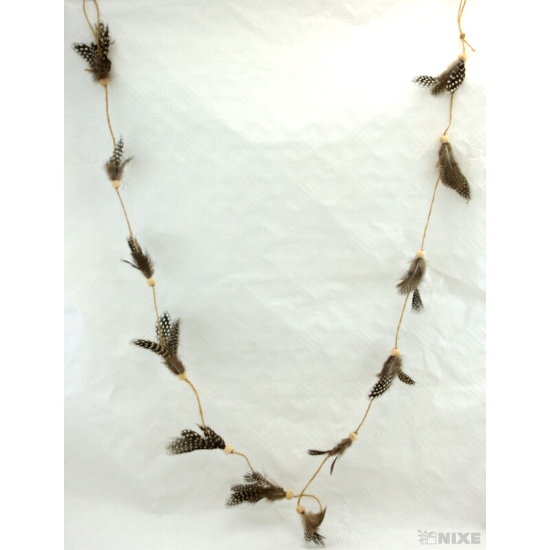 GIRLANDA PEŘÍČKA KROPENATÉ 120cm*