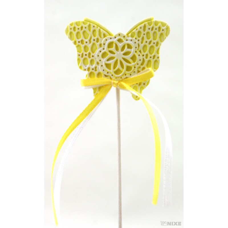 ZÁPICH MOTÝL 12ks 6x24cm*ŽLUTÁ