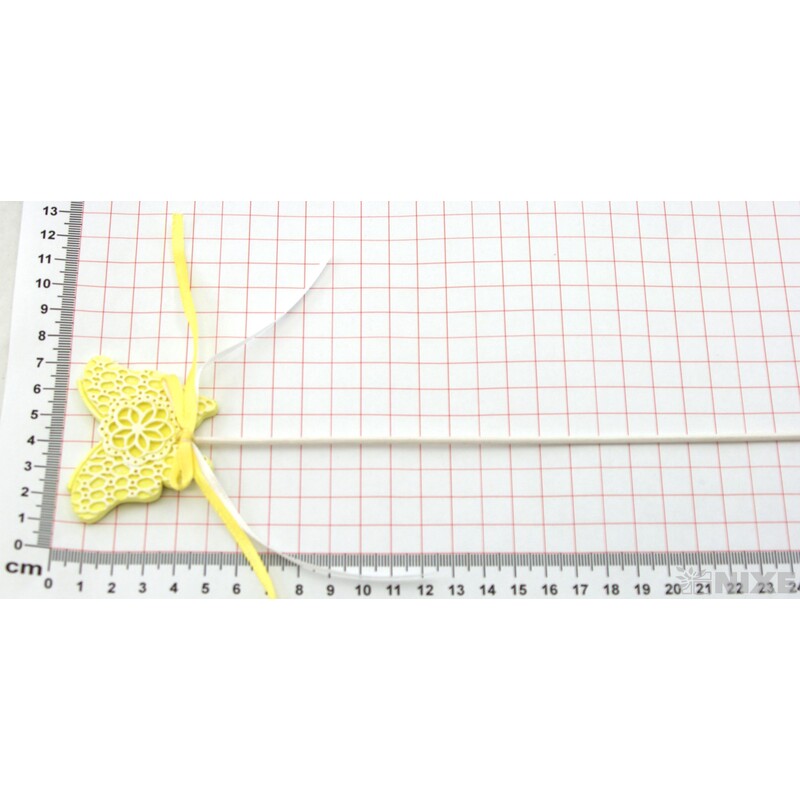 ZÁPICH MOTÝL 12ks 6x24cm*ŽLUTÁ