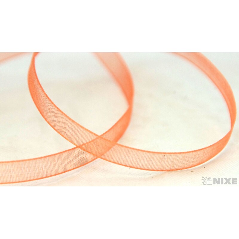 STUHA ORGANZA 6mmx50m*ORANŽOVÁ 136