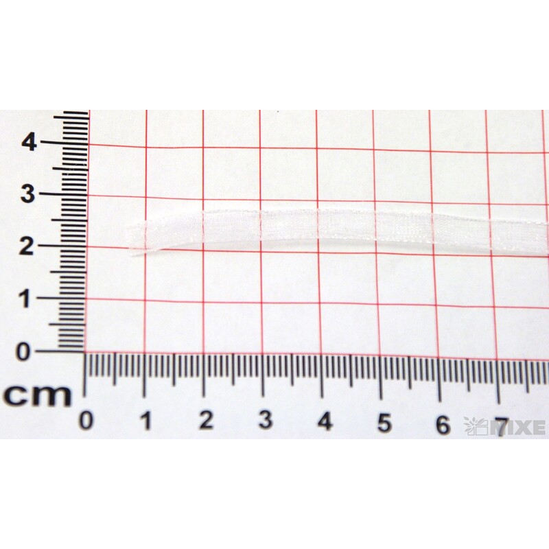 STUHA ORGANZA 6mmx50m*BÍLÁ 101