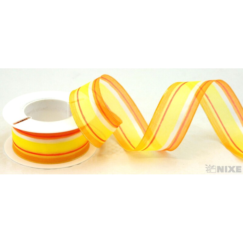 STUHA PROUŽEK 40mmx20m*ŽLUTÁ+ORANŽOVÁ 236