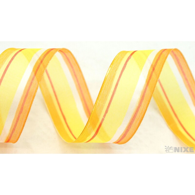 STUHA PROUŽEK 40mmx20m*ŽLUTÁ+ORANŽOVÁ 236