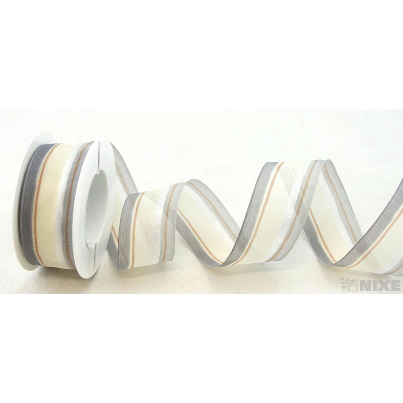 STUHA PROUŽEK 40mmx20m*ŠEDÁ+KRÉMOVÁ 903