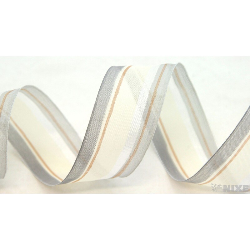 STUHA PROUŽEK 40mmx20m*ŠEDÁ+KRÉMOVÁ 903