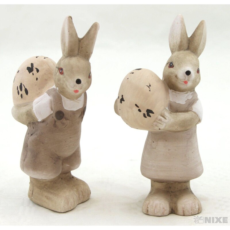 ZAJÍC KERAMIKA 15cm*PŘÍRODNÍ