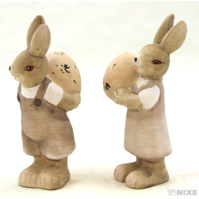 ZAJÍC KERAMIKA 15cm*PŘÍRODNÍ