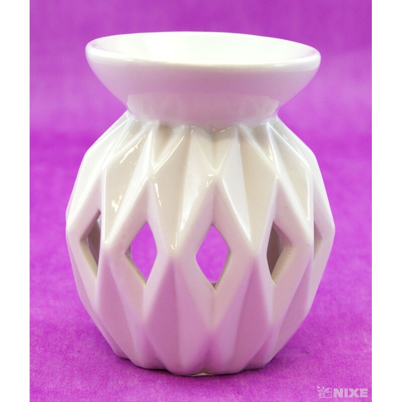 SVÍCEN KERAMIKA 12x9cm*BÍLÁ