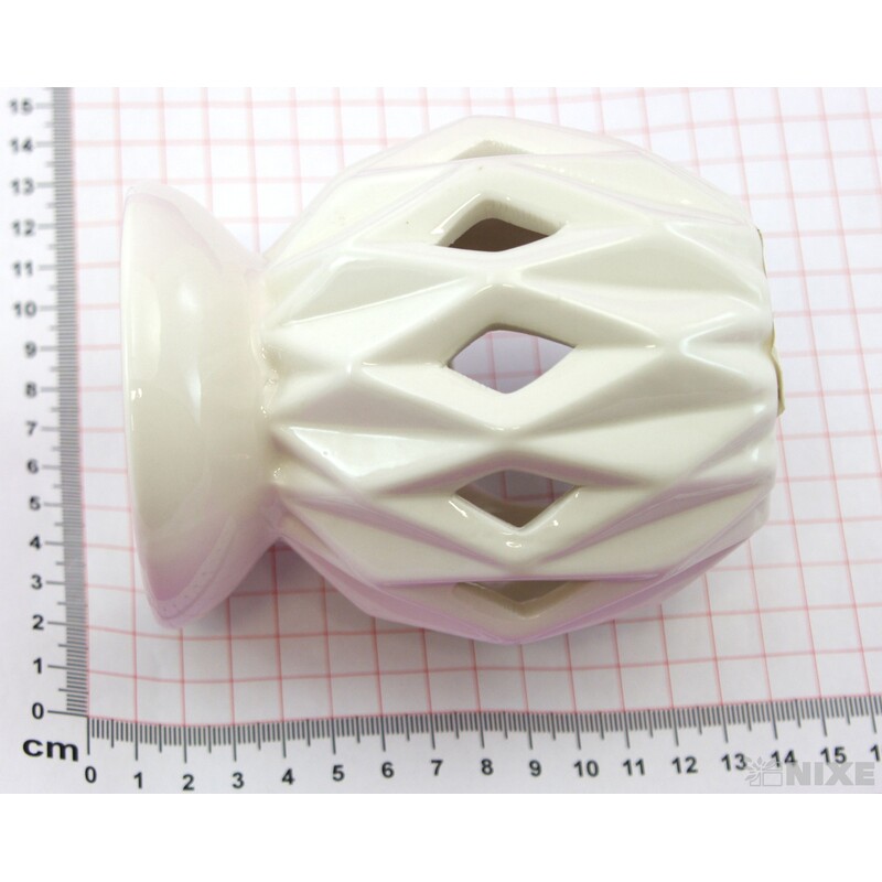 SVÍCEN KERAMIKA 12x9cm*BÍLÁ