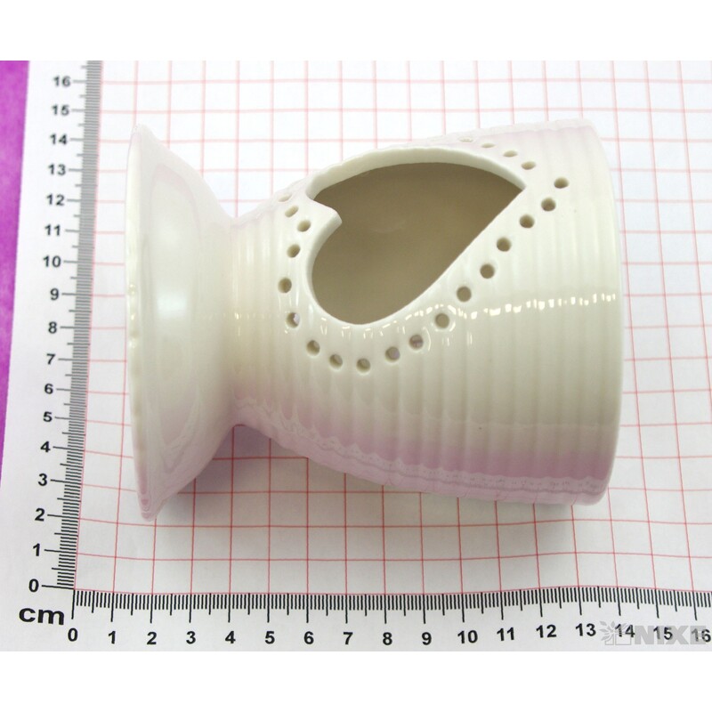 SVÍCEN KERAMIKA 11x9cm*BÍLÁ