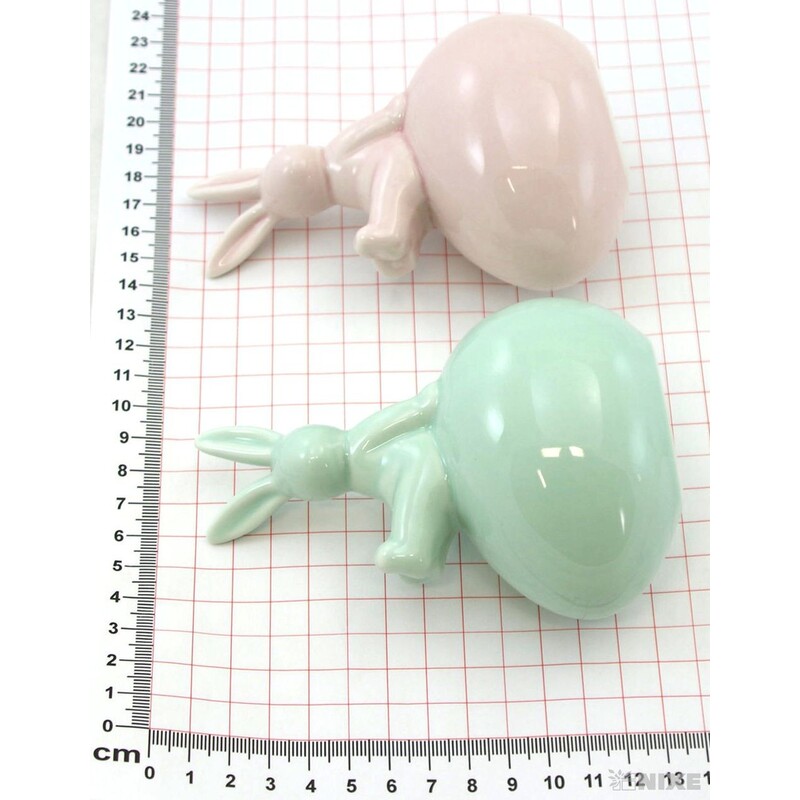 ZAJÍC KERAMIKA 13x8cm*MIX BAREV