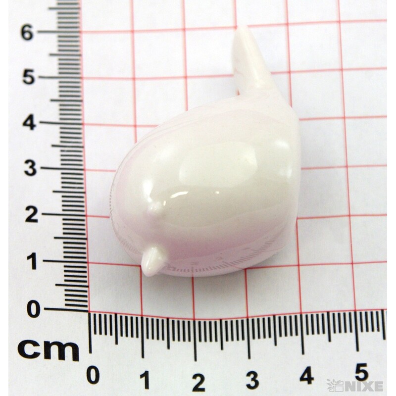 PTÁČEK KERAMIKA 4,5x3,5cm*BÍLÁ