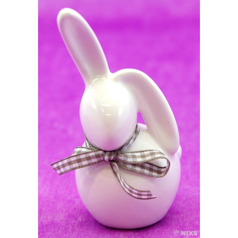 ZAJÍC KERAMIKA 11x5cm*BÍLÁ