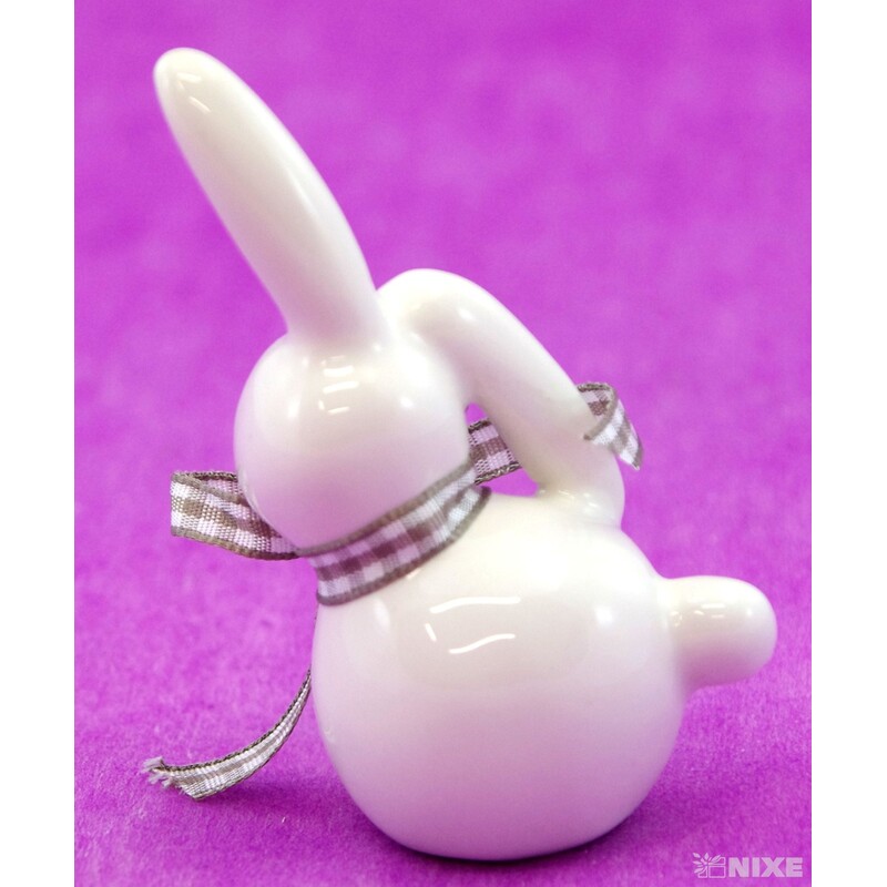 ZAJÍC KERAMIKA 9cm*BÍLÁ