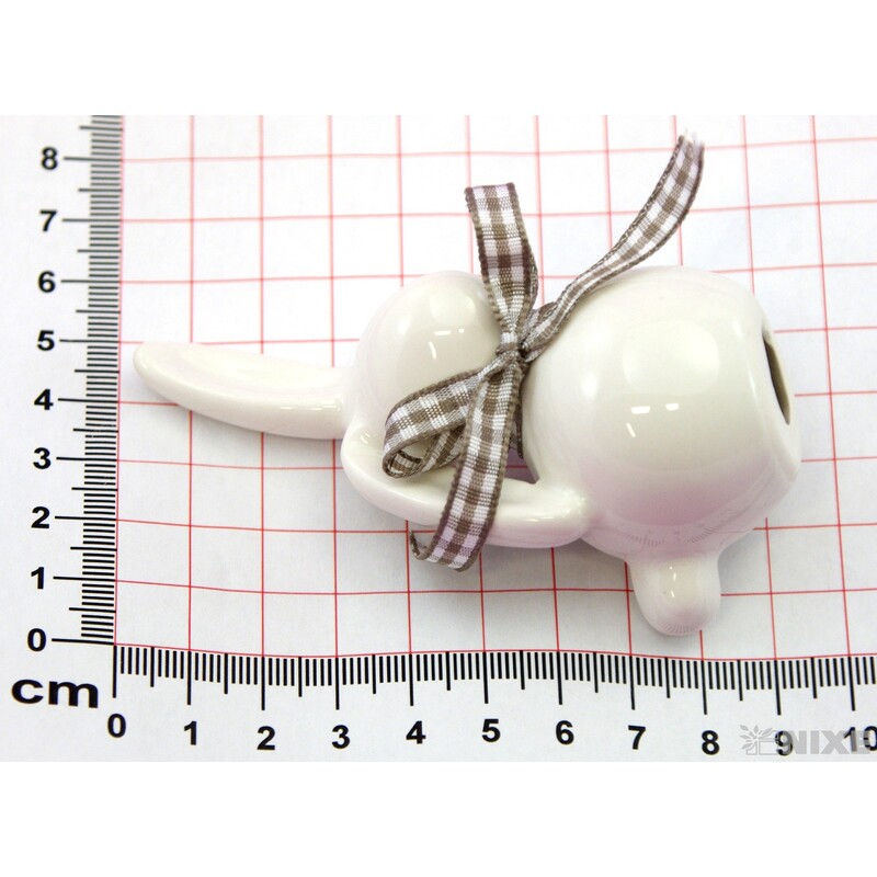 ZAJÍC KERAMIKA 9cm*BÍLÁ