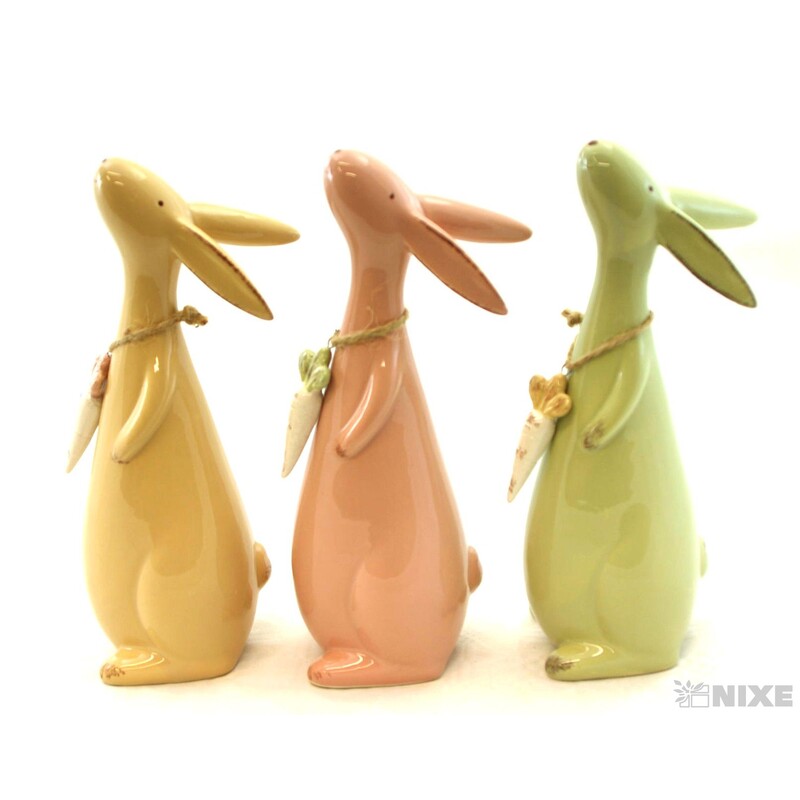 ZAJÍC KERAMIKA 20cm*MIX BAREV