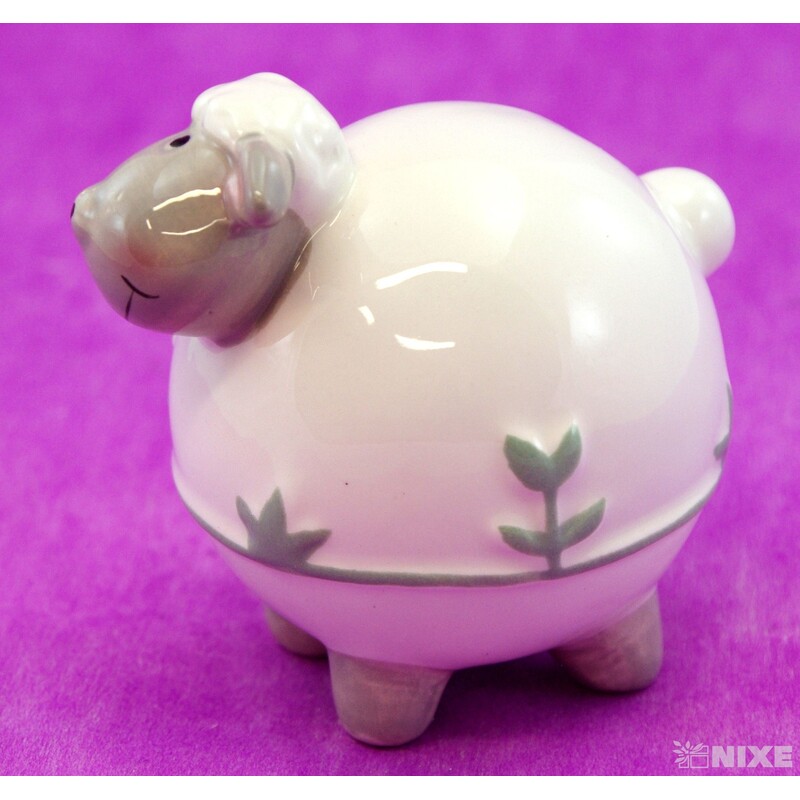 OVEČKA PORCELÁN 7x8cm*BÍLÁ