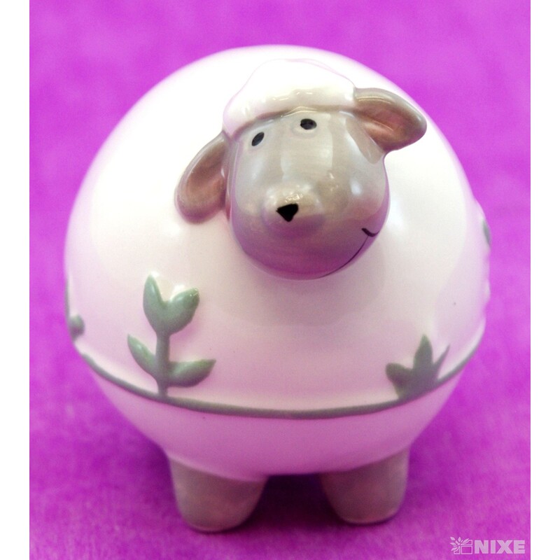 OVEČKA PORCELÁN 7x8cm*BÍLÁ