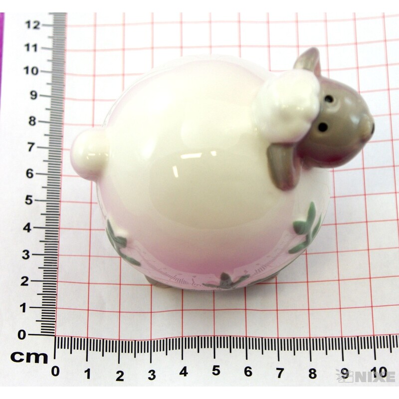 OVEČKA PORCELÁN 7x8cm*BÍLÁ