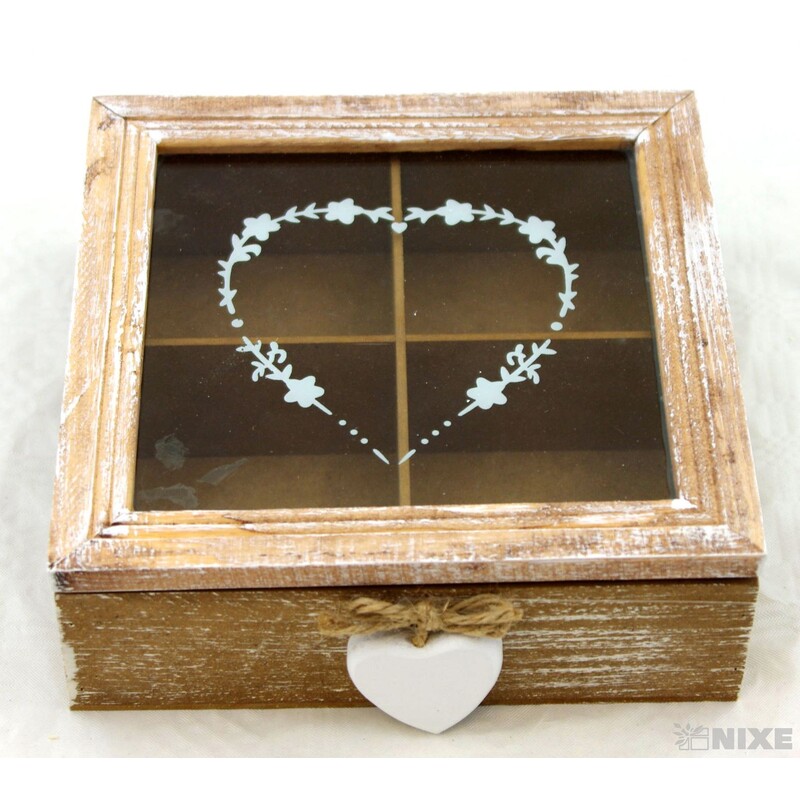 SKŘÍŇKA 18x18x6cm*PŘÍRODNÍ