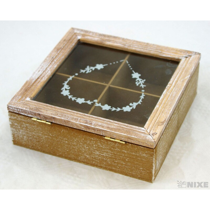 SKŘÍŇKA 18x18x6cm*PŘÍRODNÍ