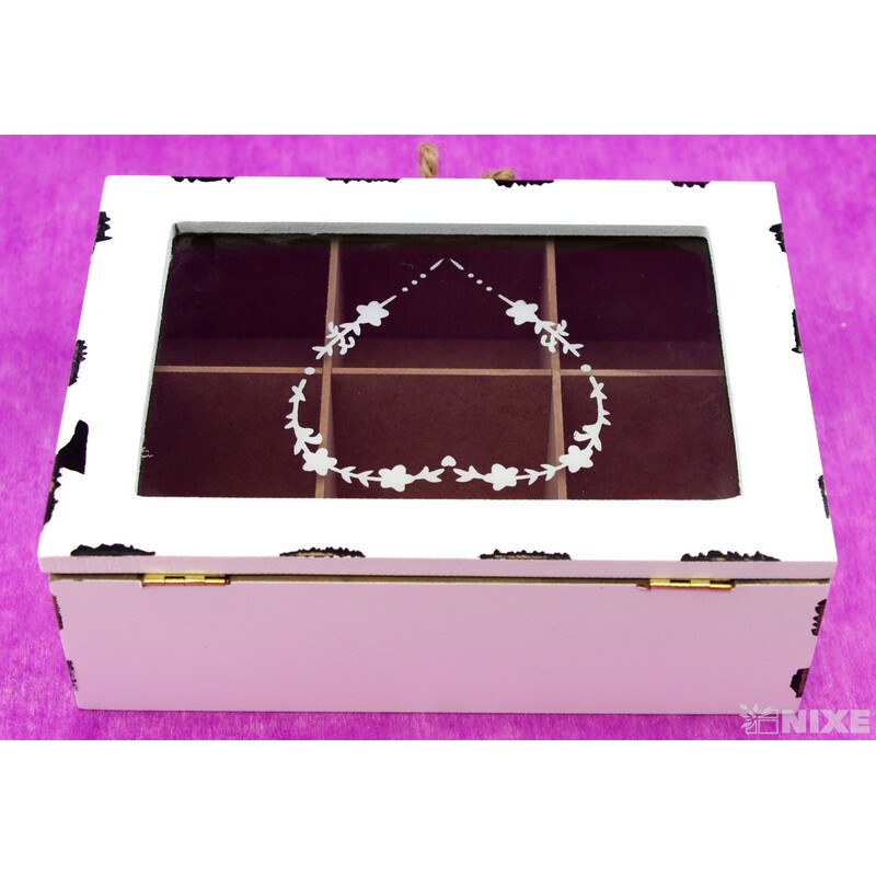 SKŘÍŇKA 23x17x6cm*BÍLÁ