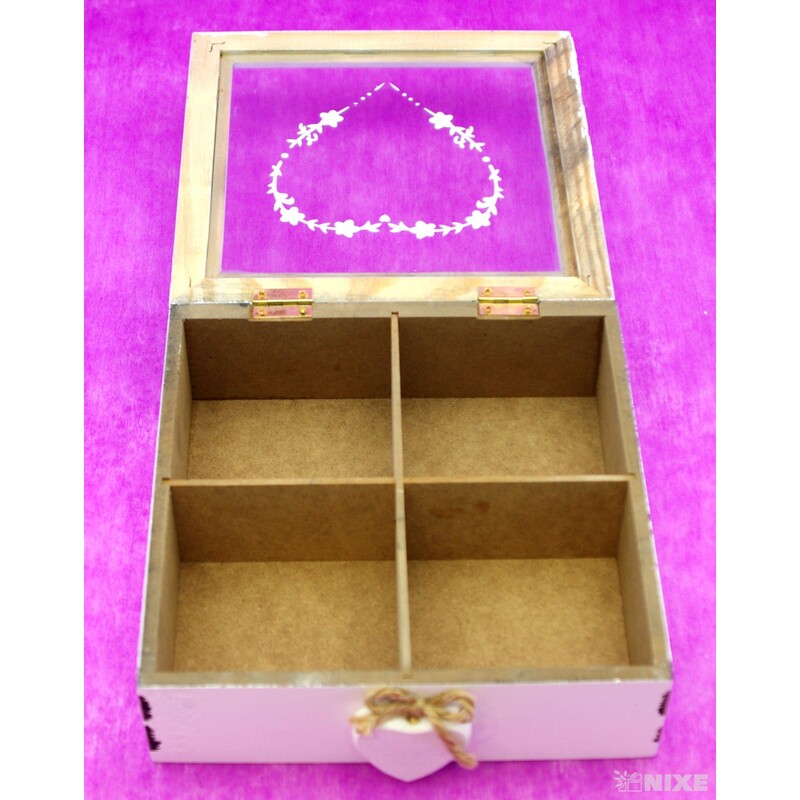 SKŘÍŇKA 16,5x16,5x4cm*BÍLÁ