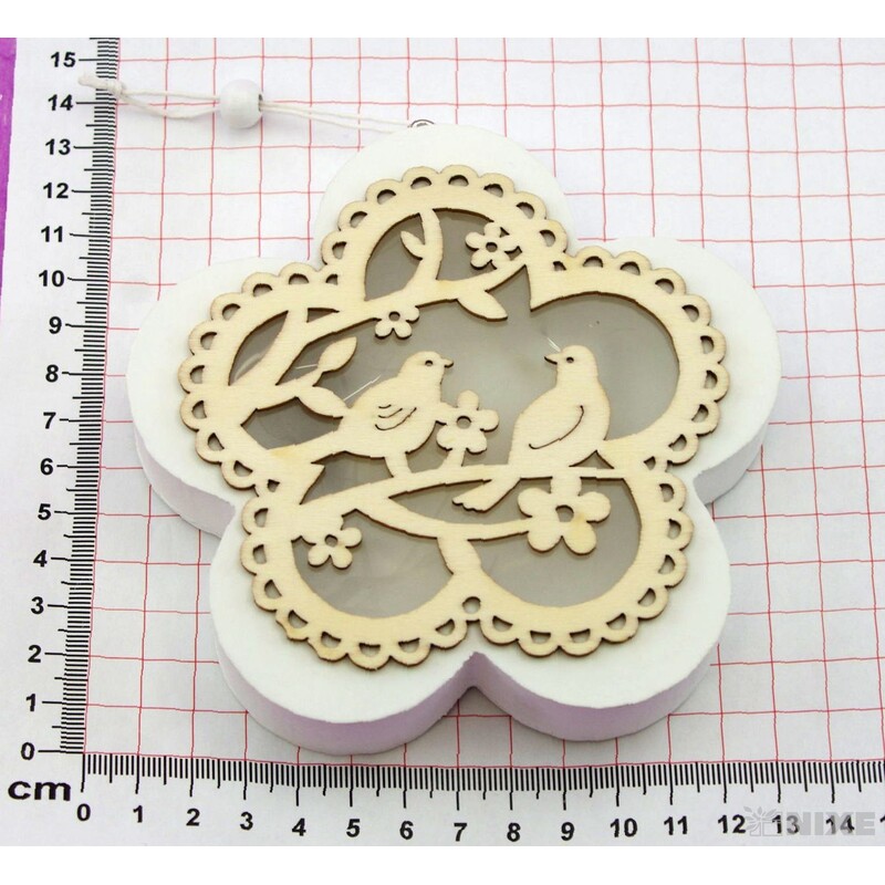 KYTKA LED 12cm*BÍLÁ