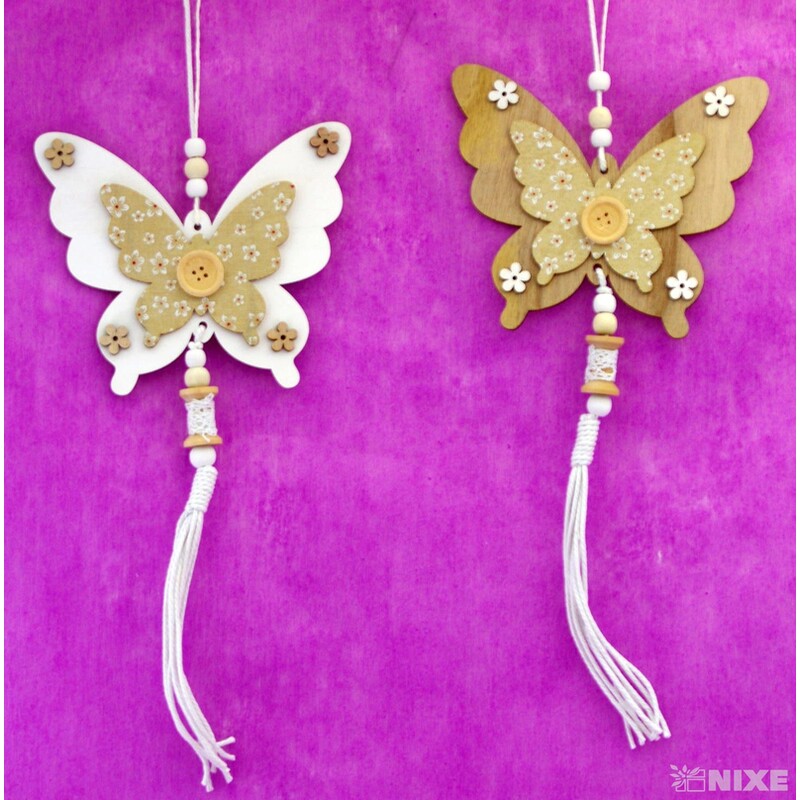 ZÁVĚS D MOTÝL 13x35cm*MIX BAREV