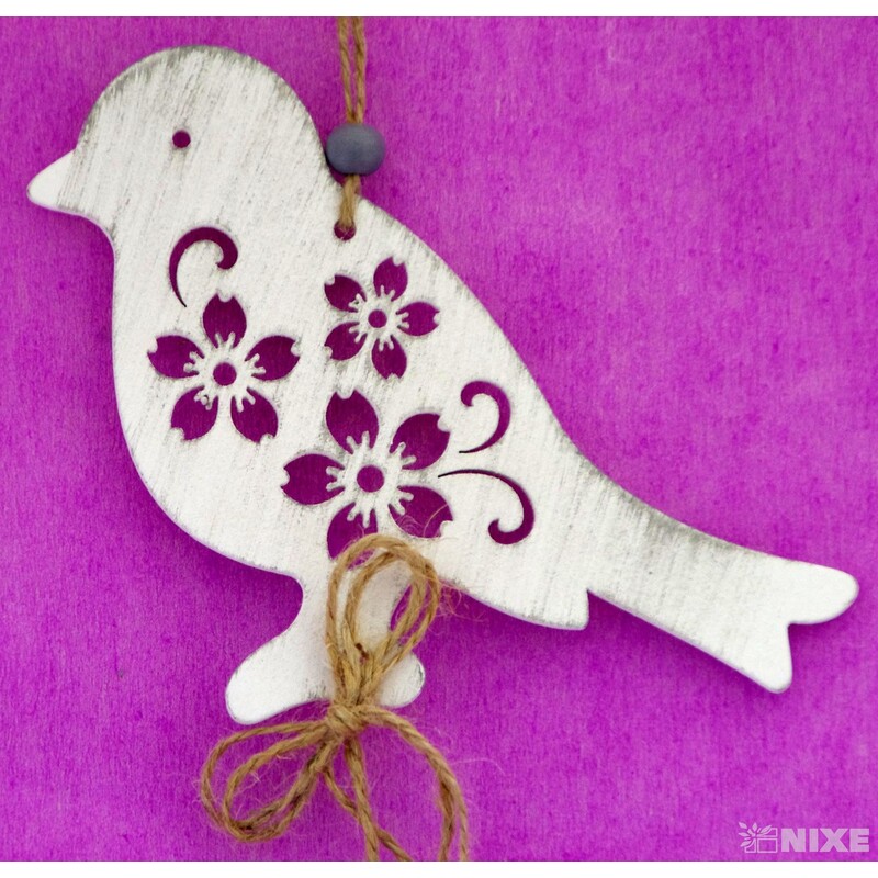 ZÁVĚS D PTÁČEK 11x35cm*MIX BAREV