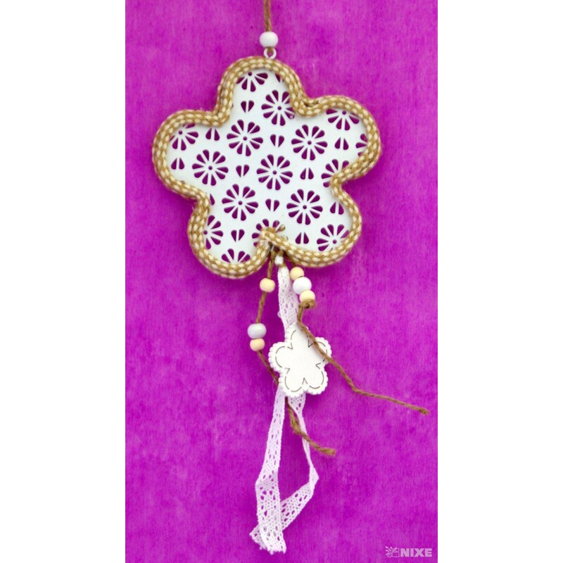 ZÁVĚS KVĚT PLECH 12cm*