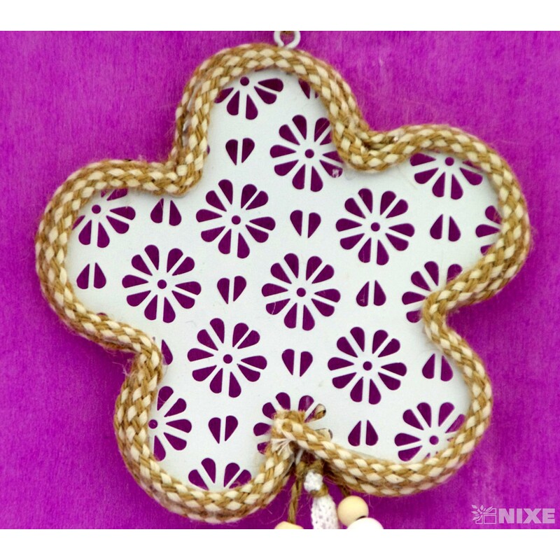ZÁVĚS KVĚT PLECH 12cm*