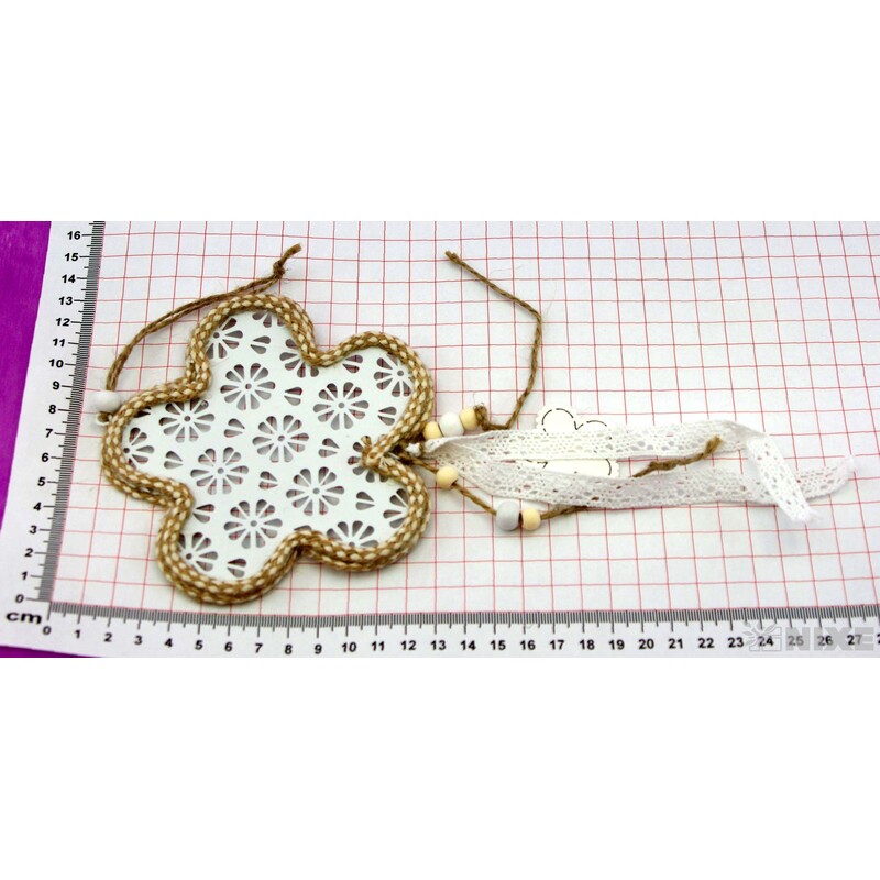 ZÁVĚS KVĚT PLECH 12cm*