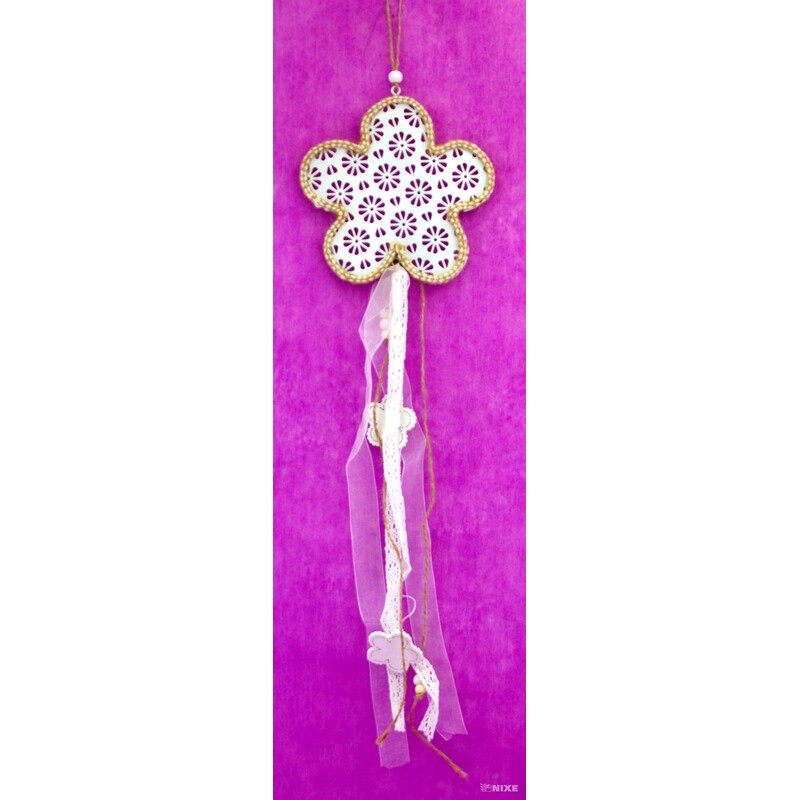 ZÁVĚS KVĚT PLECH 14x50cm*