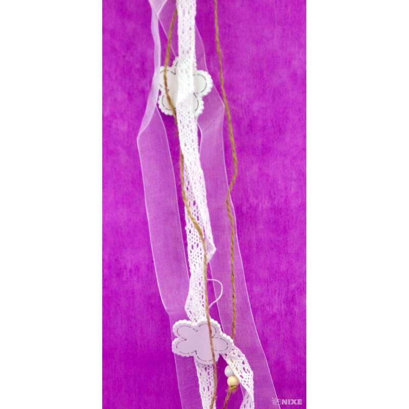 ZÁVĚS KVĚT PLECH 14x50cm*