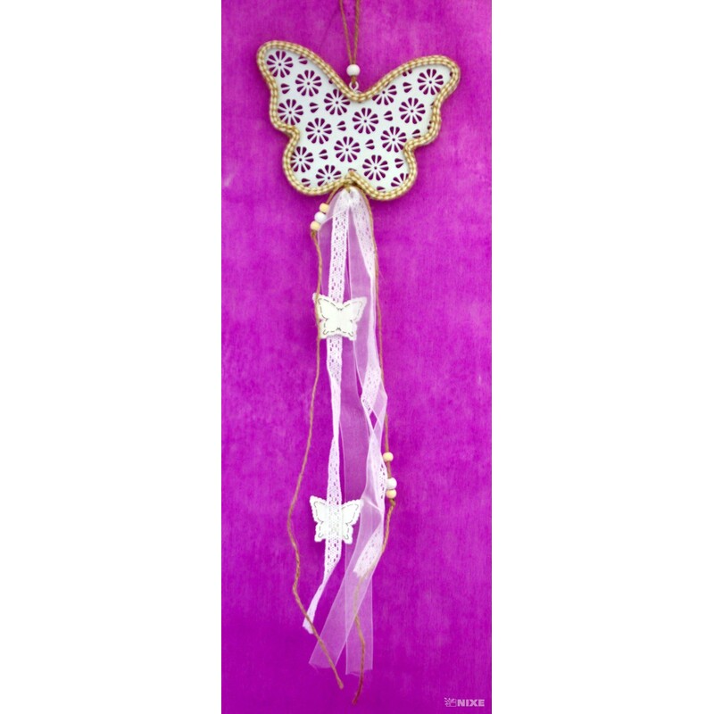 ZÁVĚS MOTÝL PLECH 15x50cm*