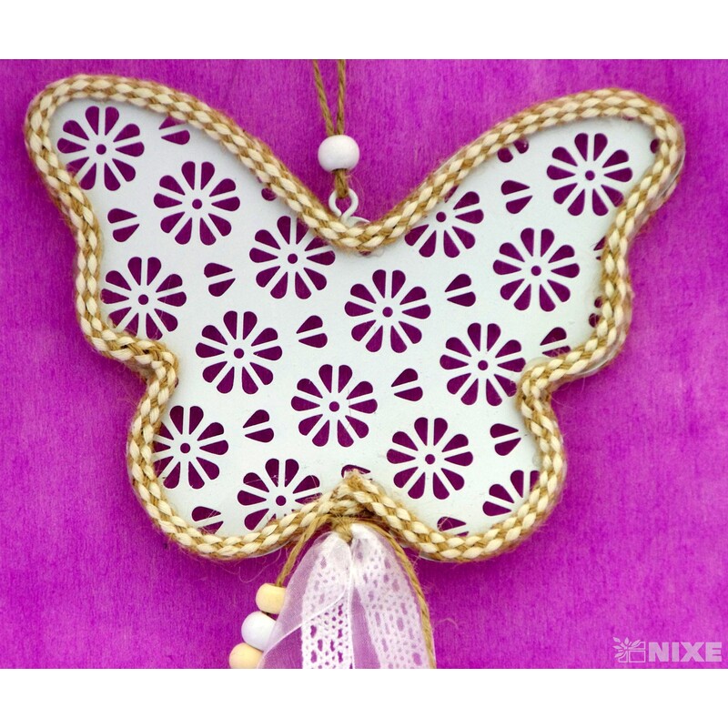 ZÁVĚS MOTÝL PLECH 15x50cm*