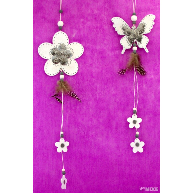 ZÁVĚS DŘEVO MIX 12x40cm*