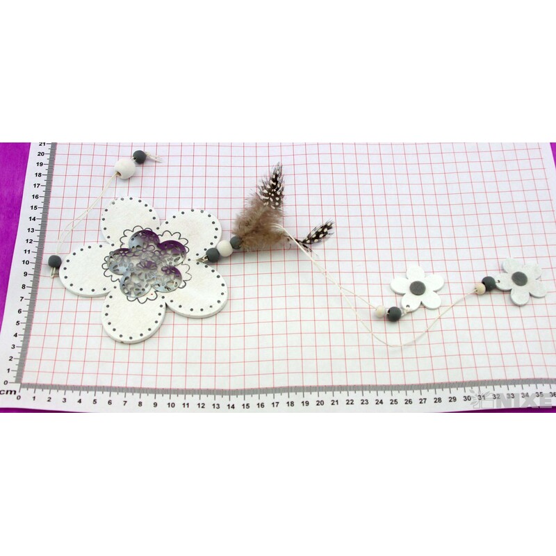 ZÁVĚS DŘEVO MIX 12x40cm*