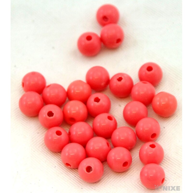 KORÁLKY 8mm MAT*MERUŇOVÁ