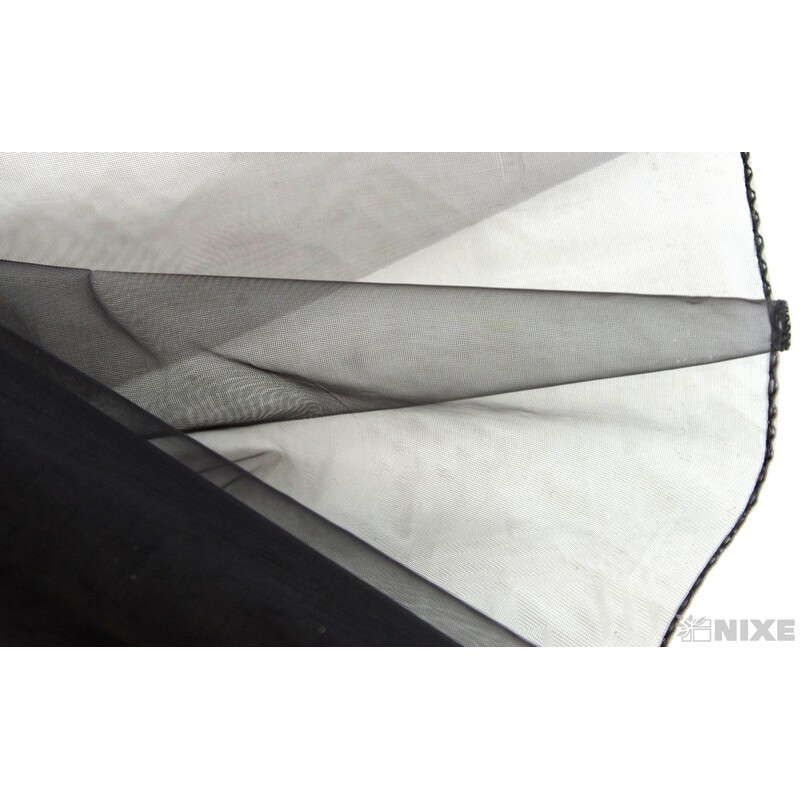 ORGANZA 39cmx8m*ČERNÁ